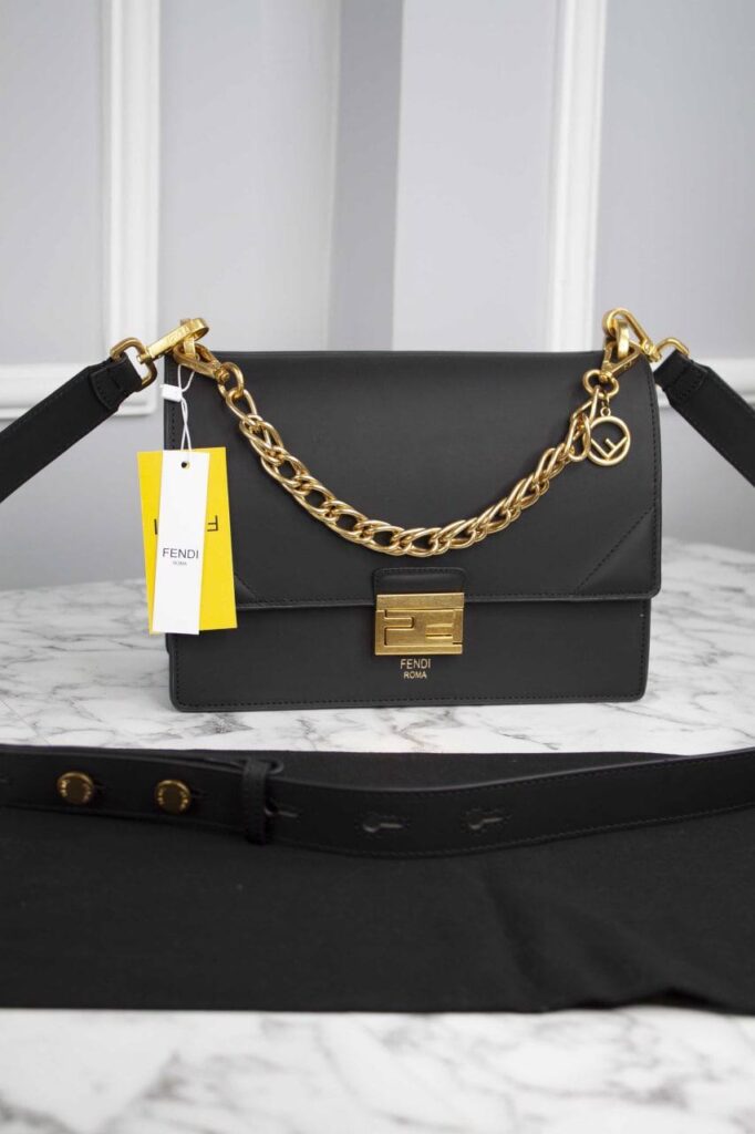 fendi canta kan u shoulder ithal siyah 25x18.5x10 cm