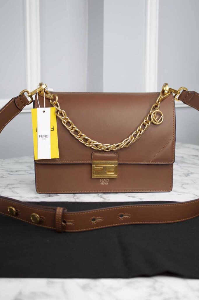fendi canta kan u shoulder ithal taba 25x18.5x10 cm