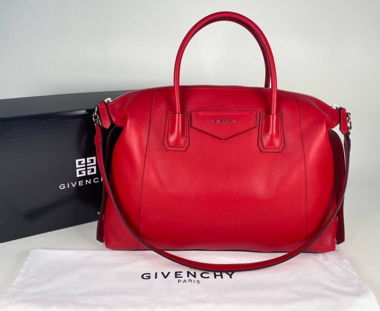 givenchy canta antigona large soft bagin ithal kirmizi