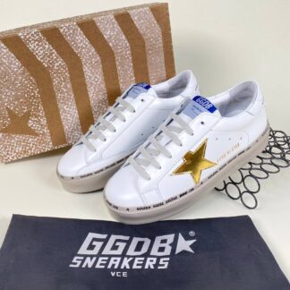 golden goose ayakkabi beyaz gold sneakers taban 3cm
