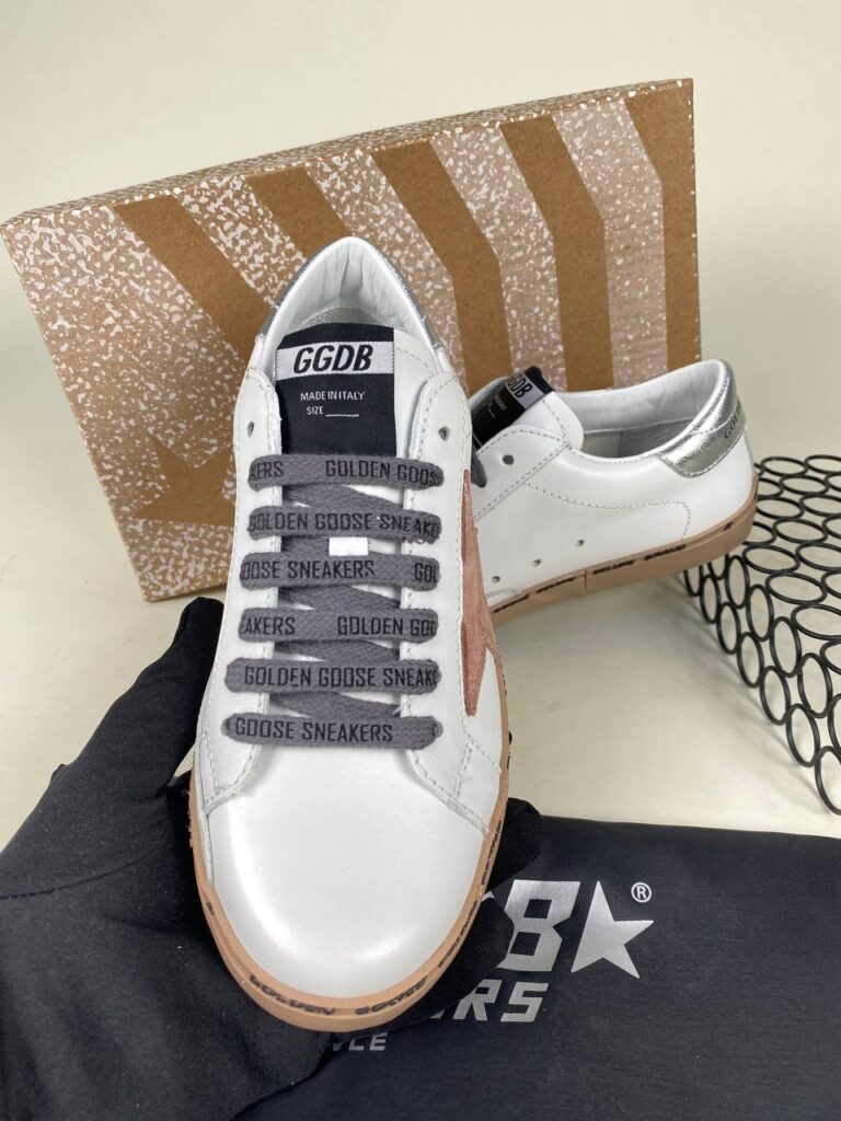 golden goose ayakkabi beyaz pudra silver