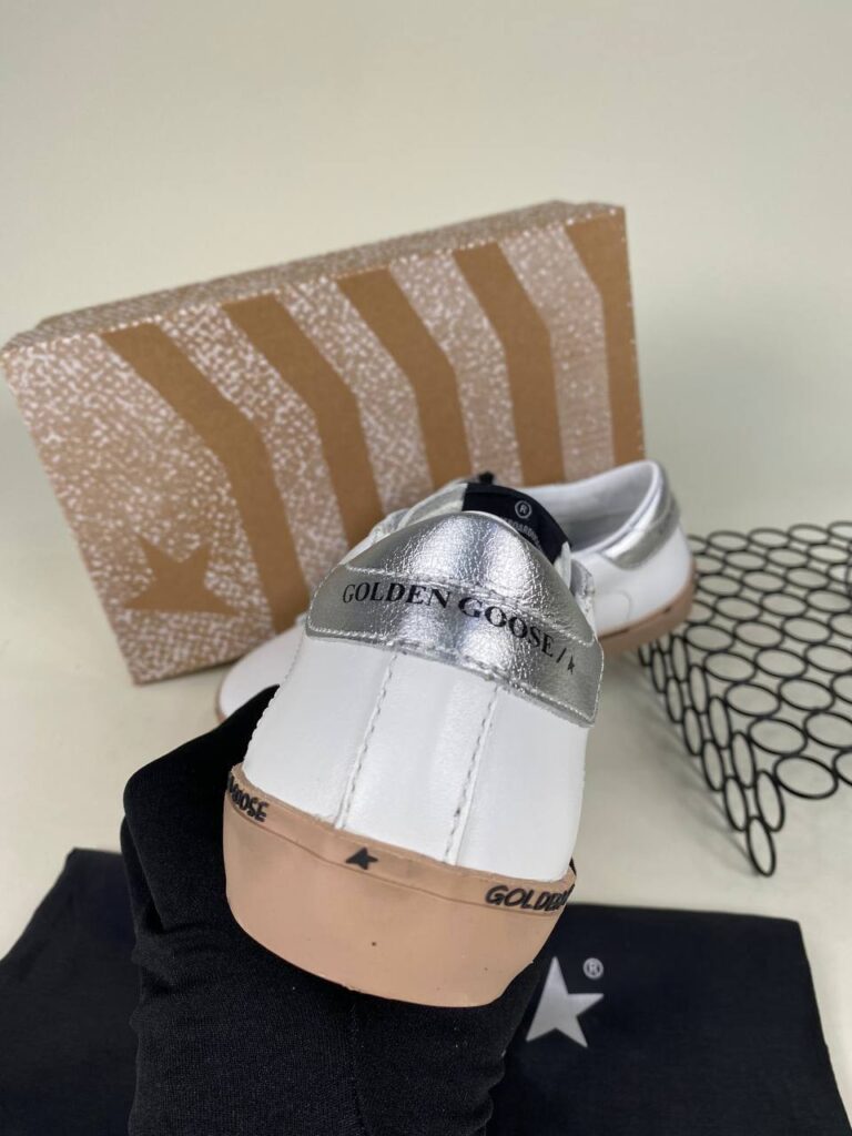 golden goose ayakkabi beyaz pudra silver