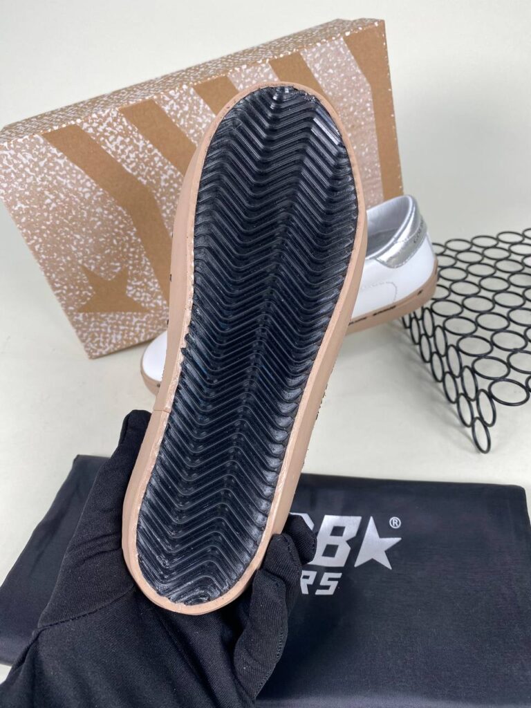 golden goose ayakkabi beyaz pudra silver