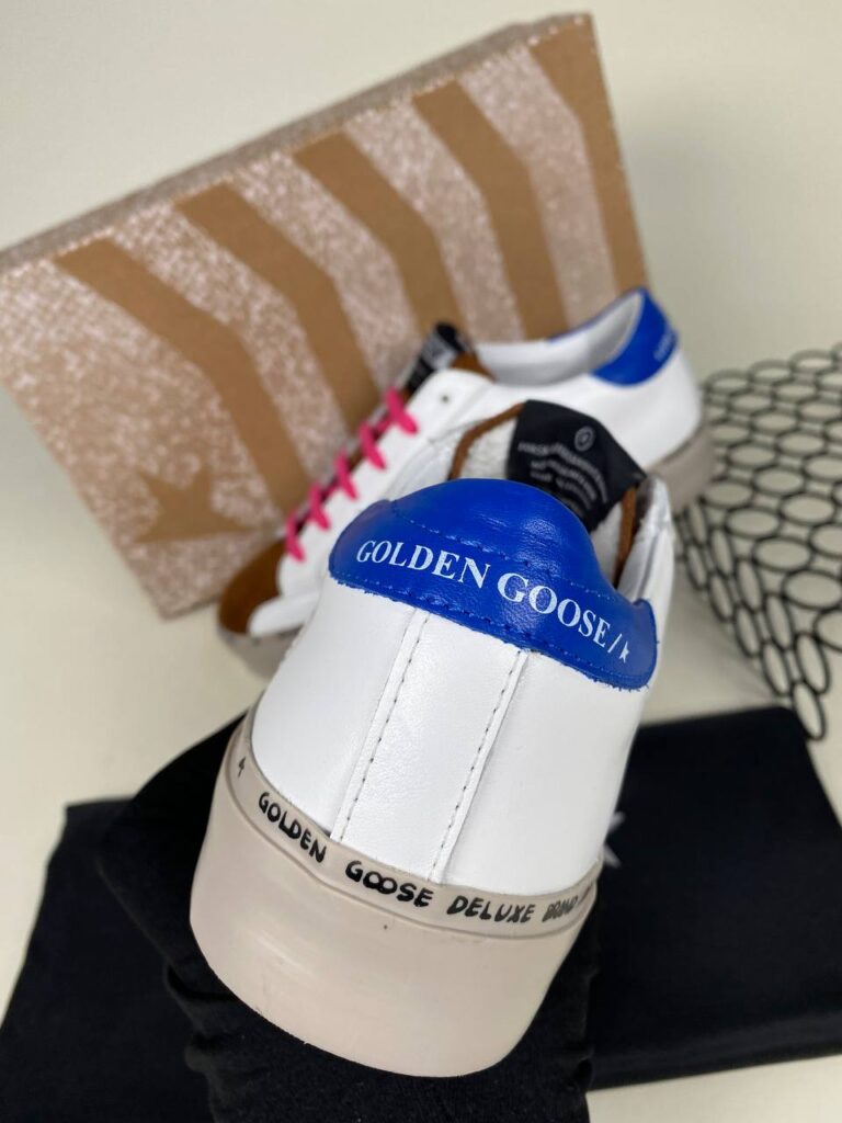 golden goose ayakkabi leopar pembe mavi sneakers