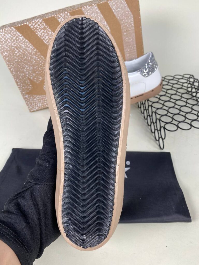 golden goose ayakkabi leopar simli silver sneakers