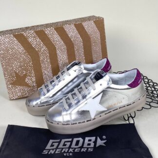 golden goose ayakkabi silver sneakers