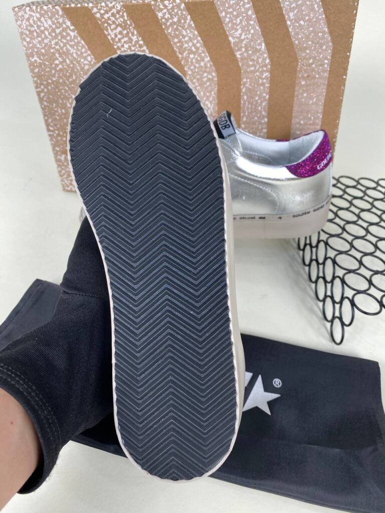 golden goose ayakkabi silver sneakers