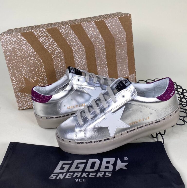 golden goose ayakkabi silver sneakers