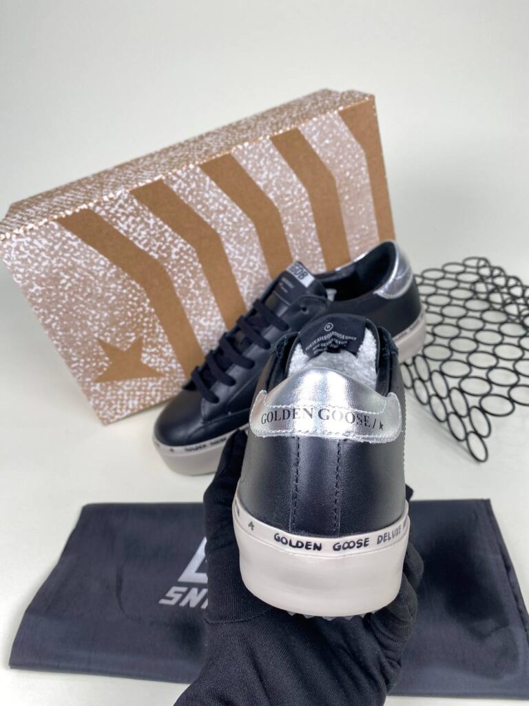 golden goose ayakkabi sneaker kadin siyah silver ithal