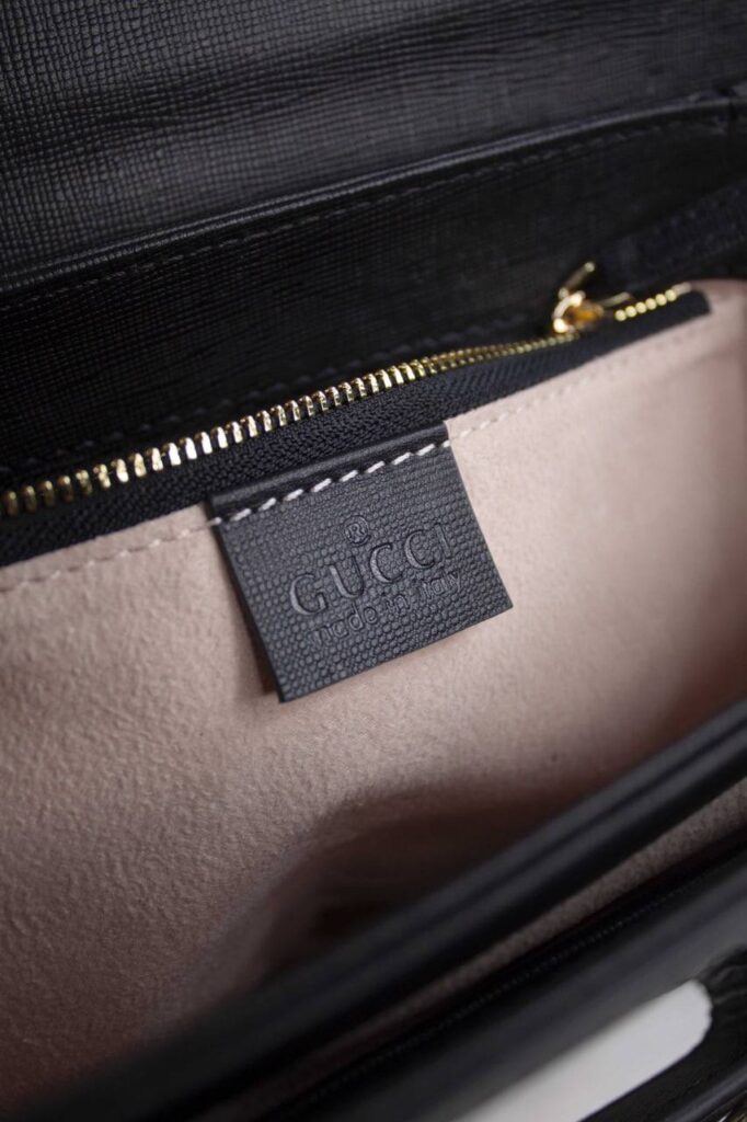 gucci canta horsebit 1955 shoulder siyah klasik 25x18x8 cm
