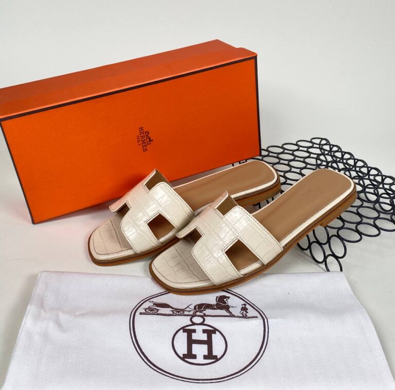 hermes ayakkabi krem croco ithal