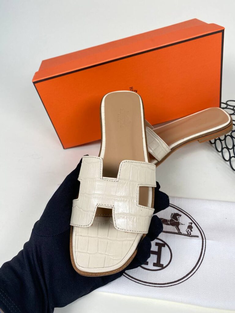 hermes ayakkabi krem croco ithal