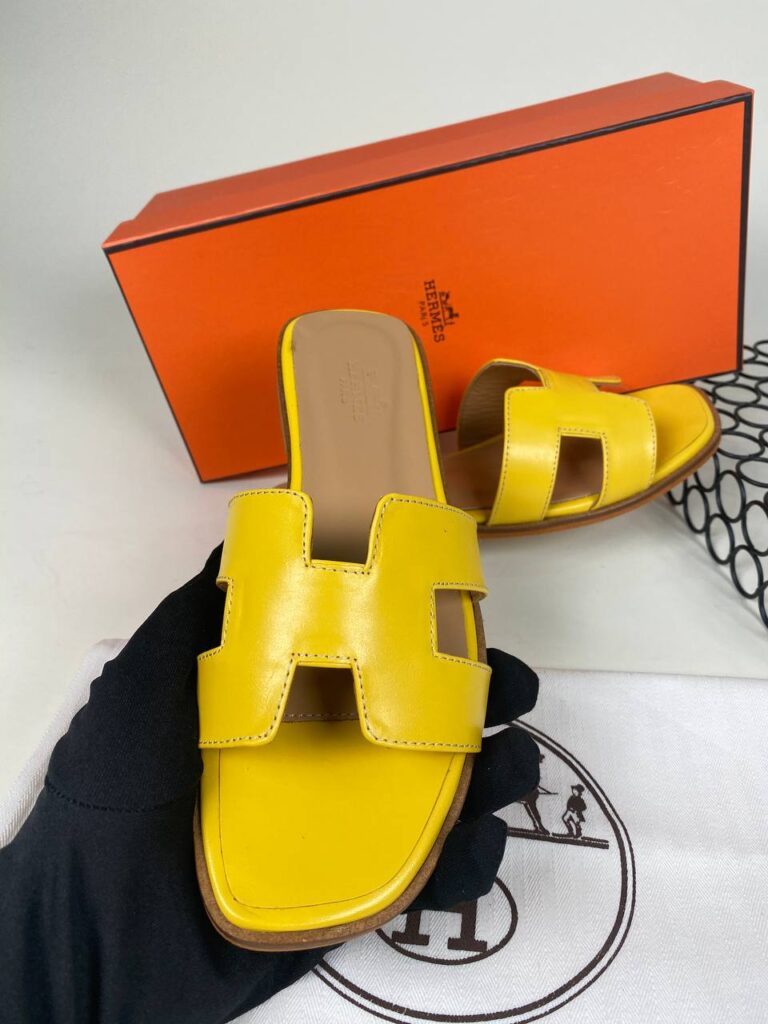 hermes ayakkabi sari ithal terlik