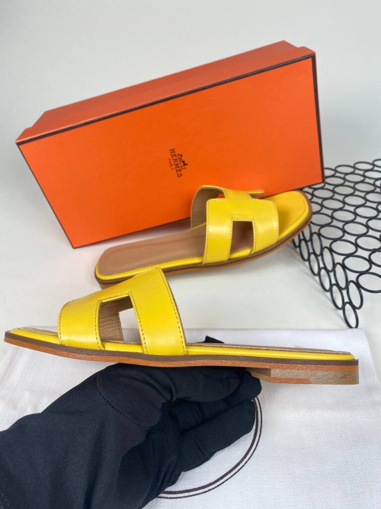hermes ayakkabi sari ithal terlik