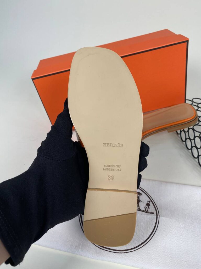 hermes ayakkabi turuncu croco ithal