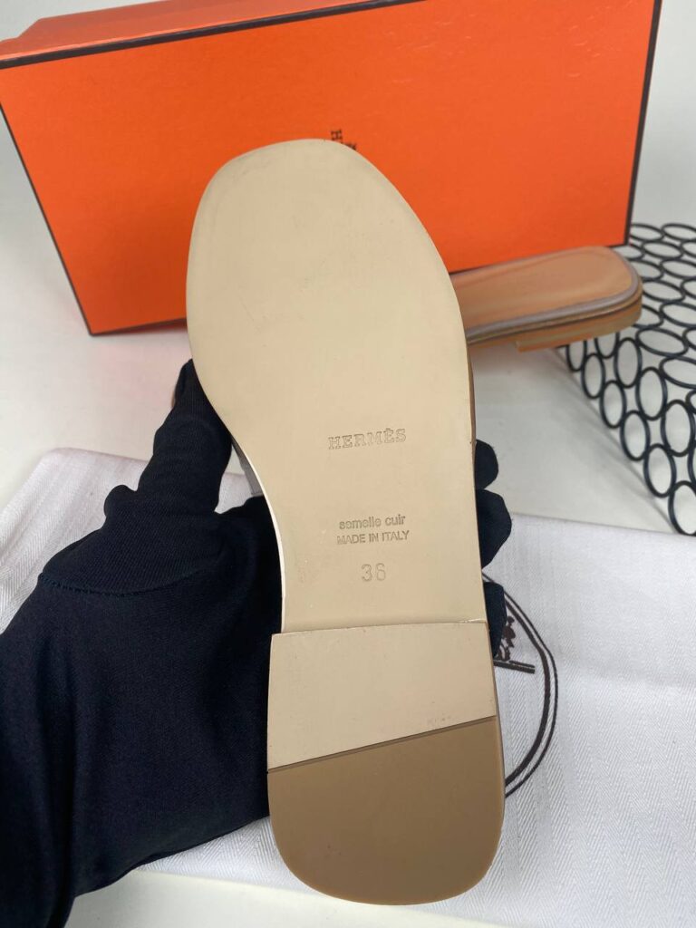 hermes ayakkabi vizon croco ithal terlik