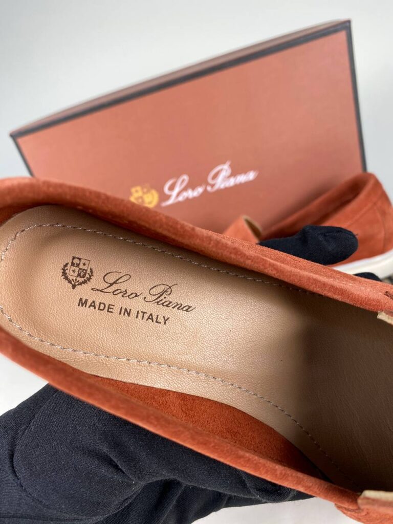 lora piana ayakkabi loafer kremit nubuk ithal