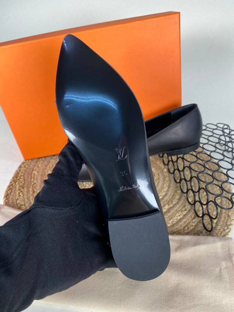 louis vuitton ayakkabi babet siyah ic dis deri