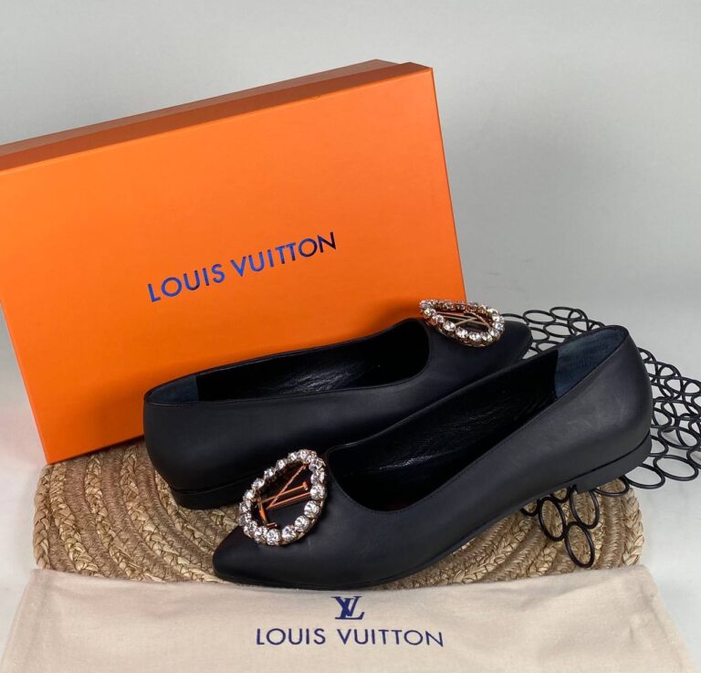 louis vuitton ayakkabi babet siyah ic dis deri