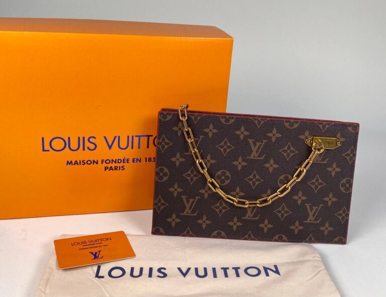 louis vuitton canta portfoy clutch ithal