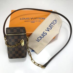 louis vuitton canta telefon cantasi phone box 17x10 cm ithal