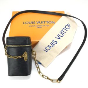 louis vuitton canta telefon cantasi phone box siyah epi 17x10 cm ithal