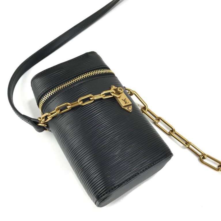 louis vuitton canta telefon cantasi phone box siyah epi 17x10 cm ithal