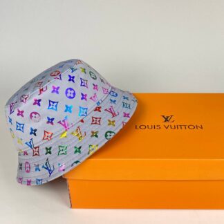 louis vuitton sapka gri renkli logo standart beden