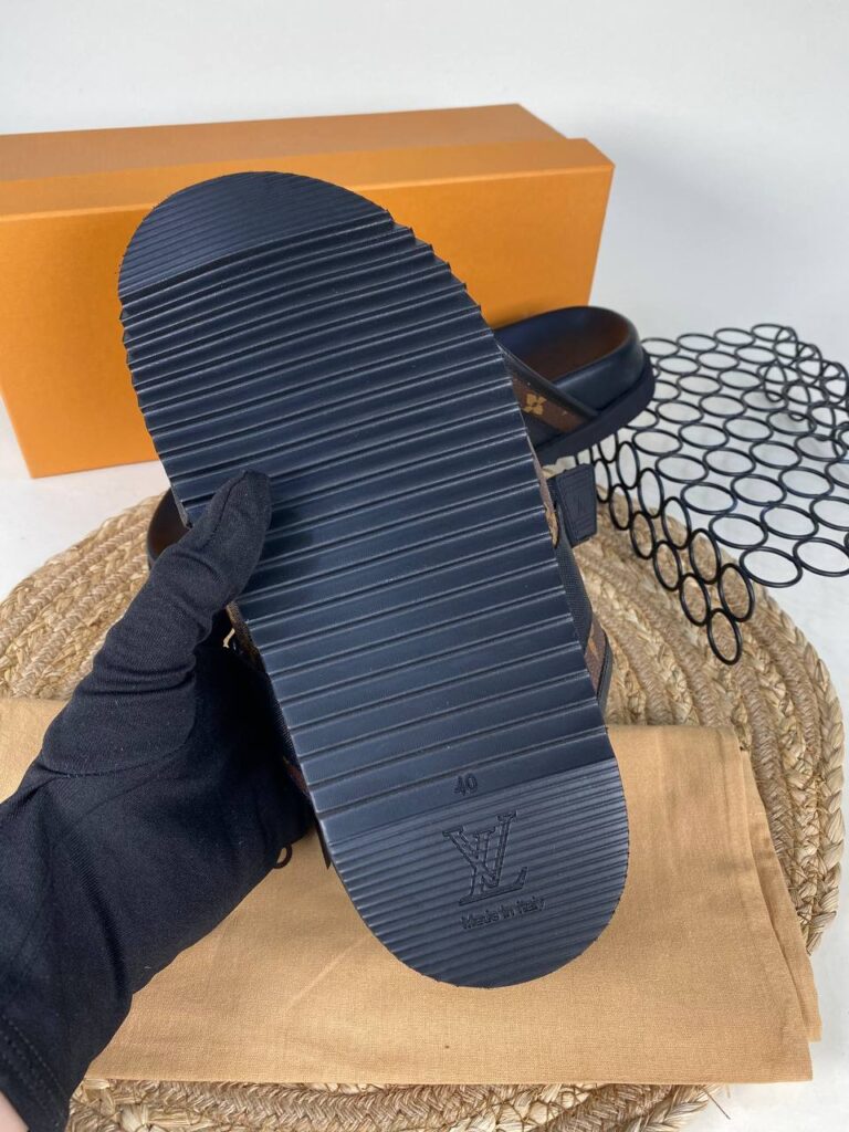 louis vuitton terlik erkek ithal kumas ve taban