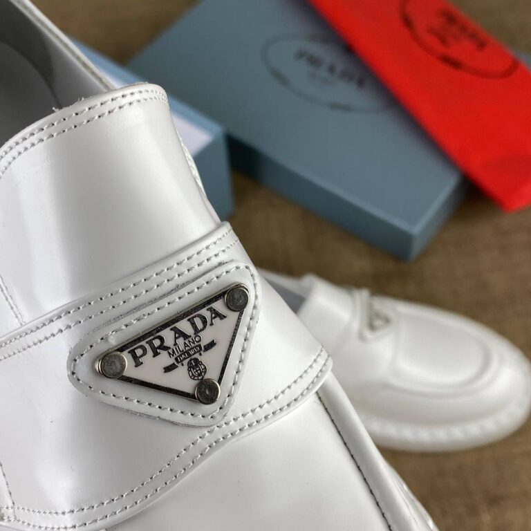 prada ayakkabi derby laced beyaz topuk 4 cm
