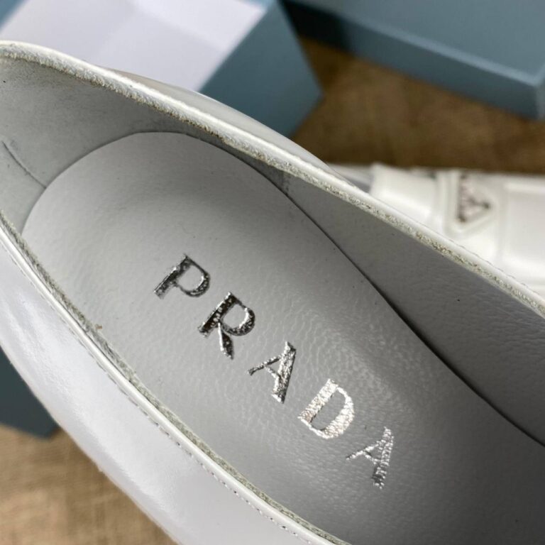 prada ayakkabi derby laced beyaz topuk 4 cm