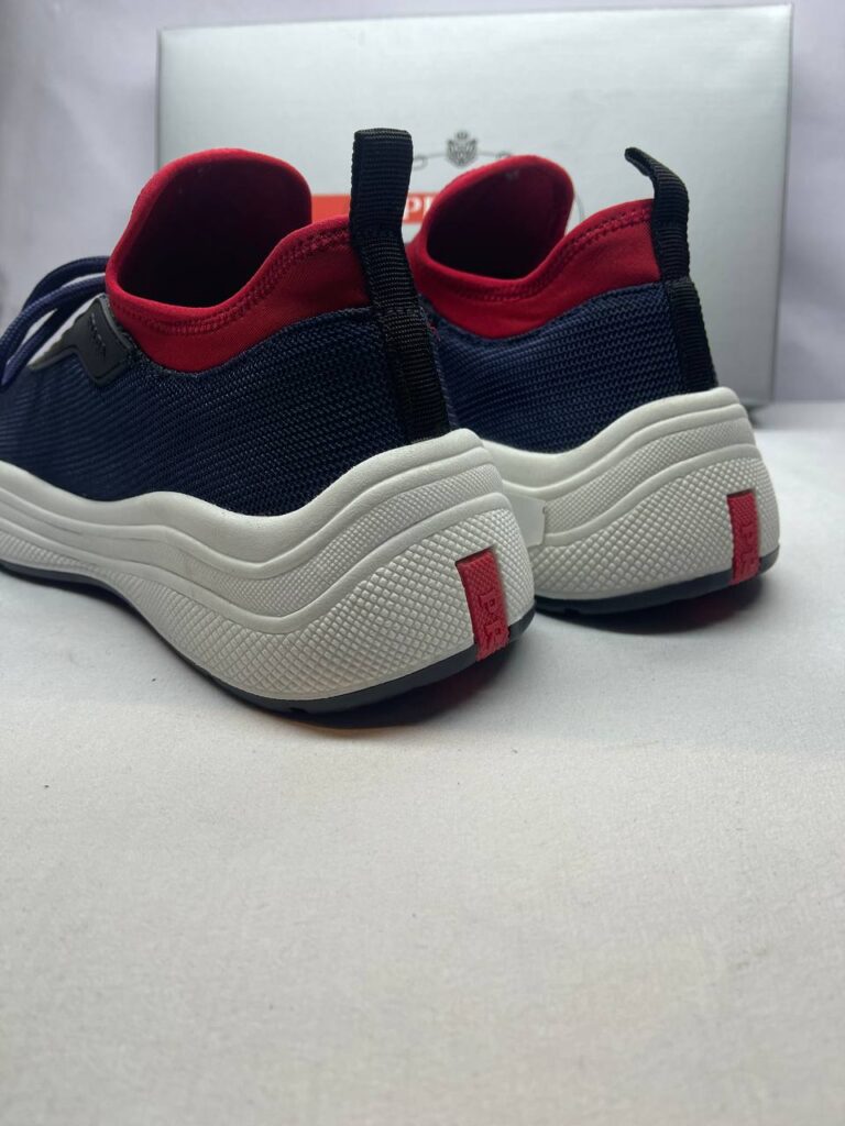 prada ayakkabi sneaker lacivert kirmizi