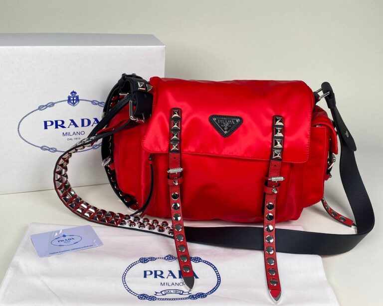 prada canta askili ithal kirmizi