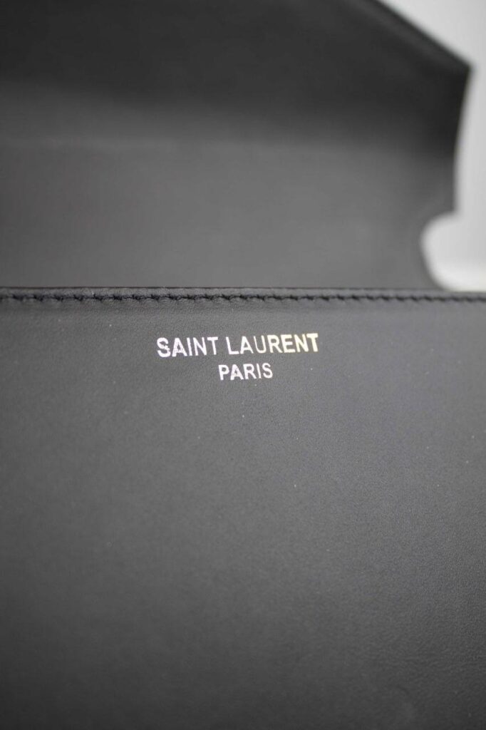 yves saint laurent canta cassandra top handle medium siyah 20x16x7.5 cm