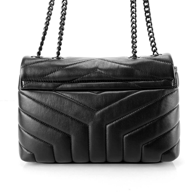 yves saint laurent canta loulou small siyah 32x22 cm