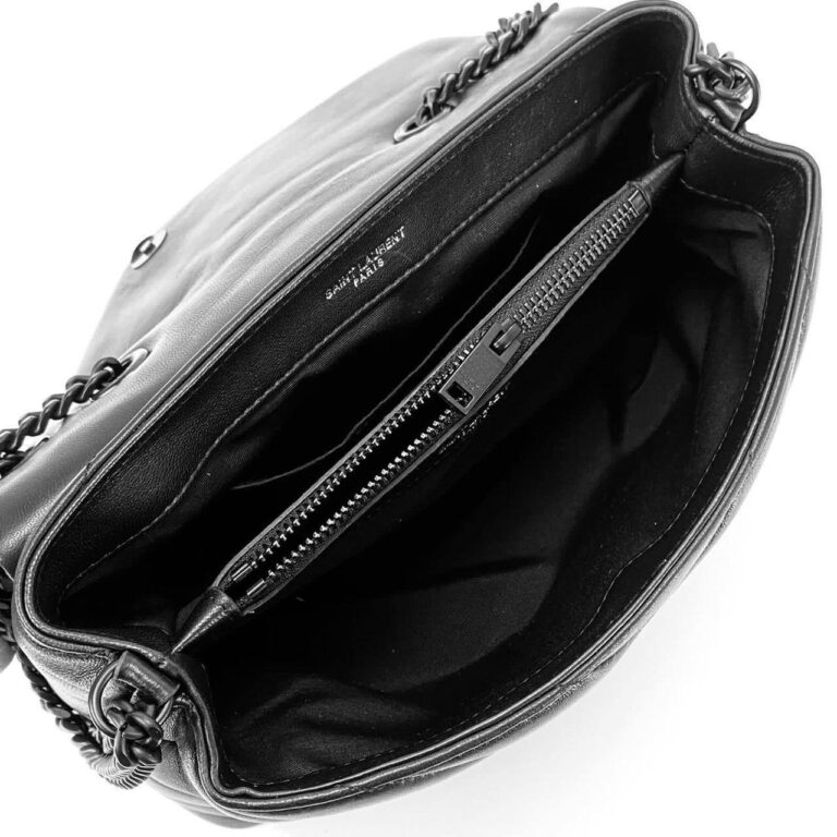 yves saint laurent canta loulou small siyah 32x22 cm