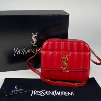 yves saint laurent canta vicky camera kirmizi ithal