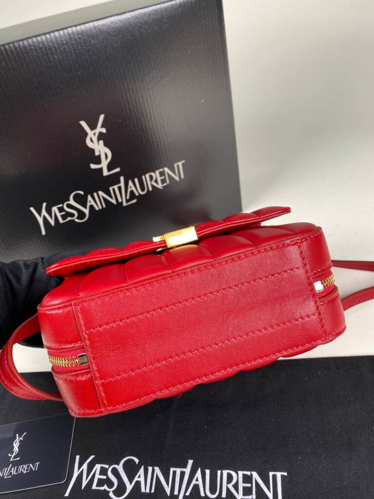 yves saint laurent canta vicky camera kirmizi ithal