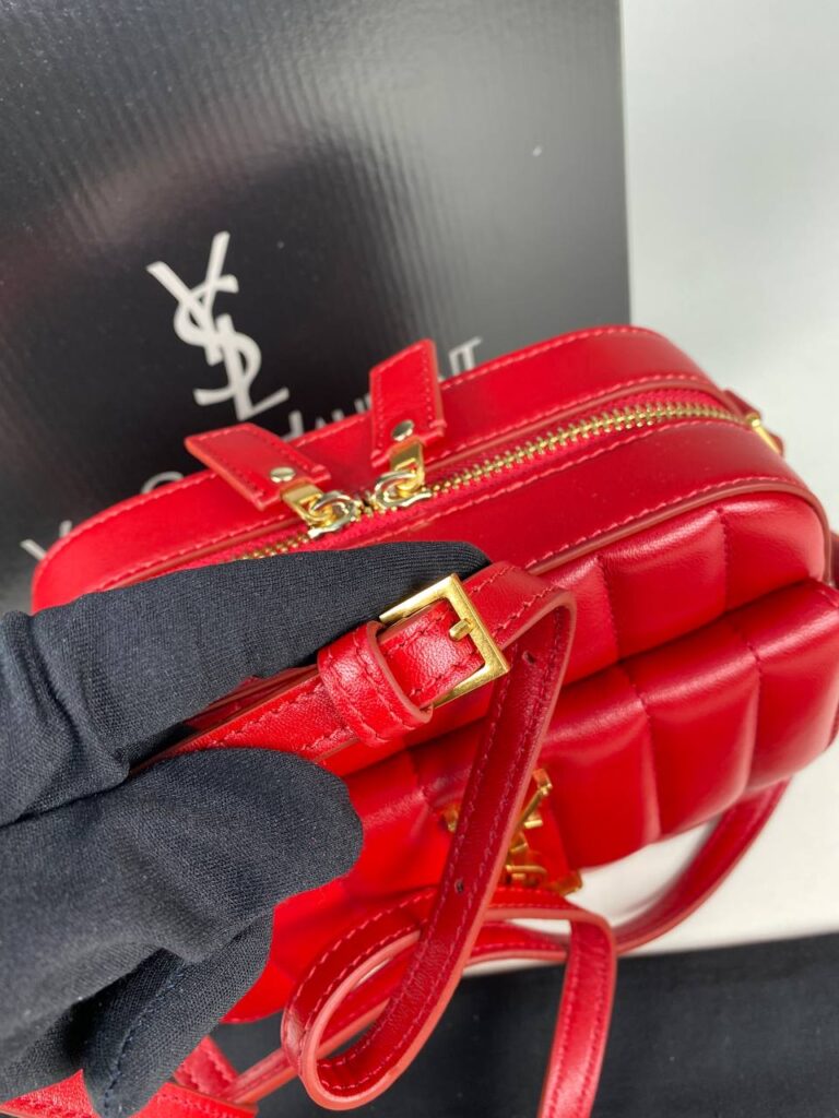 yves saint laurent canta vicky camera kirmizi ithal