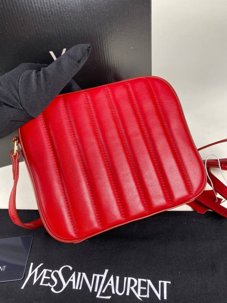 yves saint laurent canta vicky camera kirmizi ithal