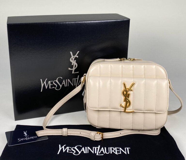 yves saint laurent canta vicky camera krem ithal