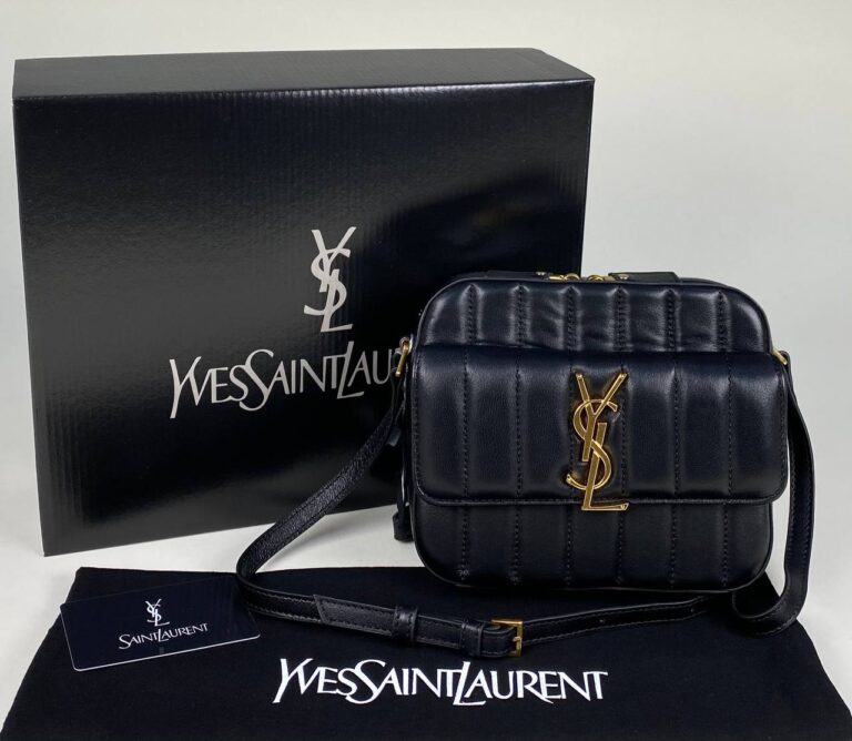 yves saint laurent canta vicky camera siyah ithal
