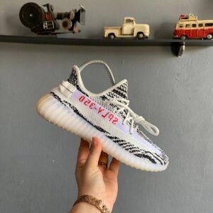 adidas ayakkabi sneakers yeezy 350 siyah cizgili ithal