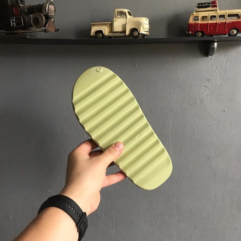 adidas terlik yeezy slide yesil unisex