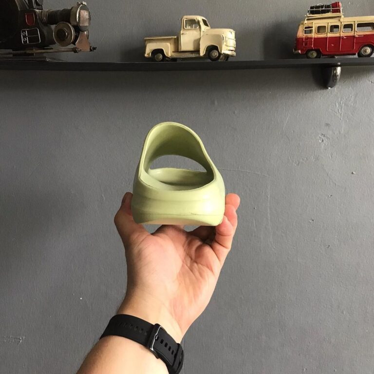 adidas terlik yeezy slide yesil unisex