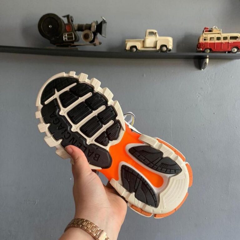 balenciaga ayakkabi sneakers track beyaz turuncu yeni sezon ithal