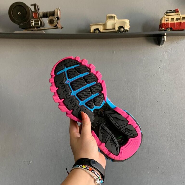 balenciaga ayakkabi sneakers track mavi pembe yeni sezon ithal