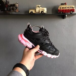 balenciaga ayakkabi sneakers track siyah pembe yeni sezon ithal
