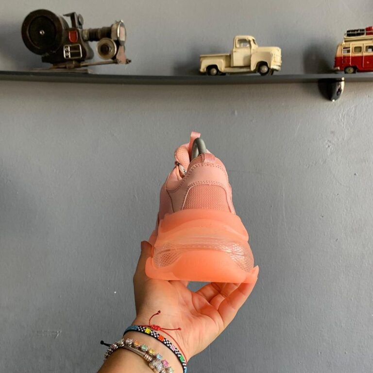 balenciaga ayakkabi sneakers triples pembe ithal