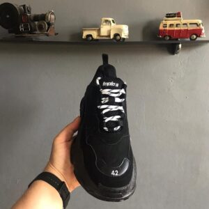 balenciaga ayakkabi sneakers triples siyah ithal